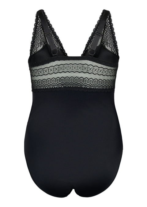 ZIZZI CZARNE BODY KORONKA 508C ZIZZI CZARNE BODY KORONKA 508C