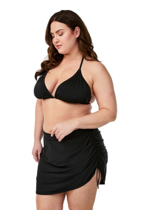 ZIZZI MODNA CZARNA SPÓDNICZKA BIKINI 811A