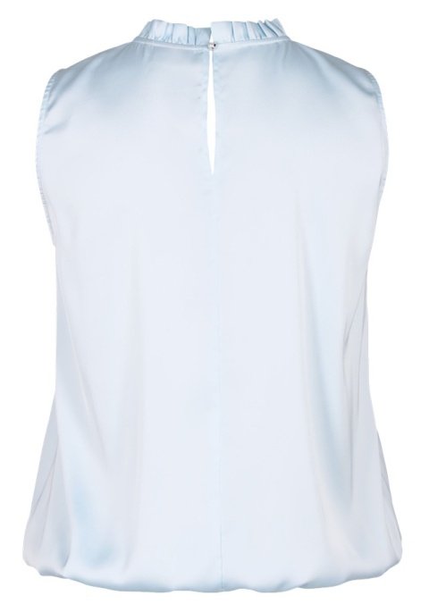 ZIZZI ELEGANCKA BŁĘKITNA SATYNOWA BLUZKA TOP 052A ZIZZI ELEGANCKA BŁĘKITNA SATYNOWA BLUZKA TOP 052A