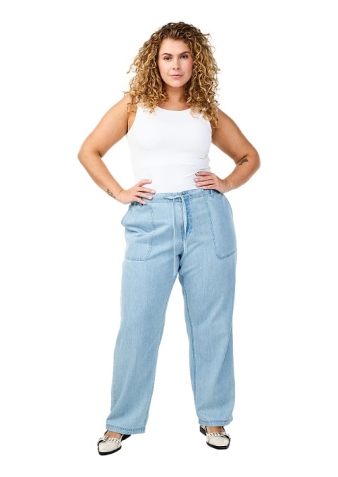 ZIZZI NIEBIESKIE SPODNIE JEANSY WYSOKI STAN 098A N78 ZIZZI NIEBIESKIE SPODNIE JEANSY WYSOKI STAN 098A N78