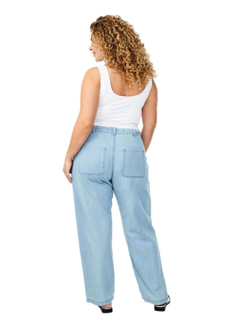 ZIZZI NIEBIESKIE SPODNIE JEANSY WYSOKI STAN 098A N78 ZIZZI NIEBIESKIE SPODNIE JEANSY WYSOKI STAN 098A N78