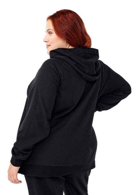 ZIZZI CZARNA BLUZA KARDIGAN ZASUWANA 225A ZIZZI CZARNA BLUZA KARDIGAN ZASUWANA 225A