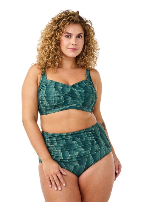 ZIZZI ZIELONY BIUSTONOSZ KĄPIELOWY WZÓR 514F