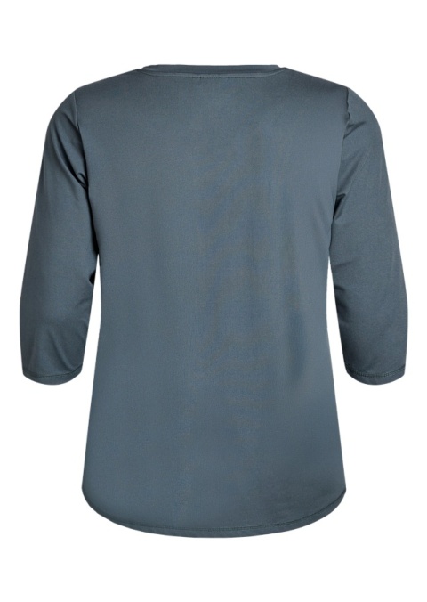 ZIZZI WYGODNA NIEBIESKA SPORTOWA BLUZKA 053D