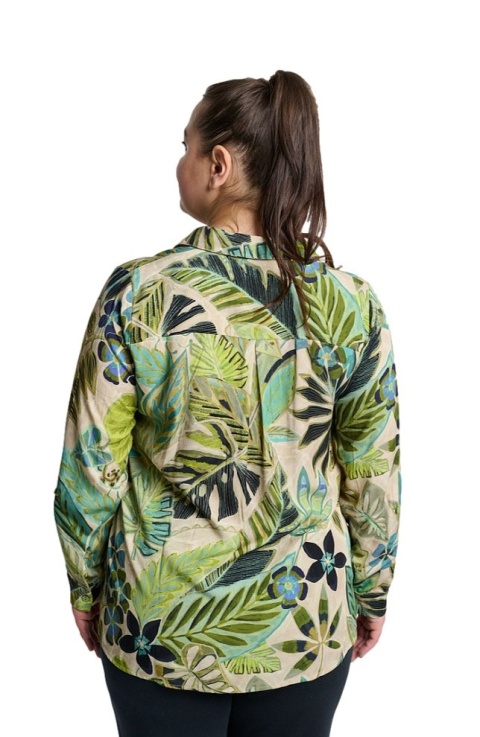 CHALOU FANTASTYCZNA KOSZULA WZÓR GUZIKI C737