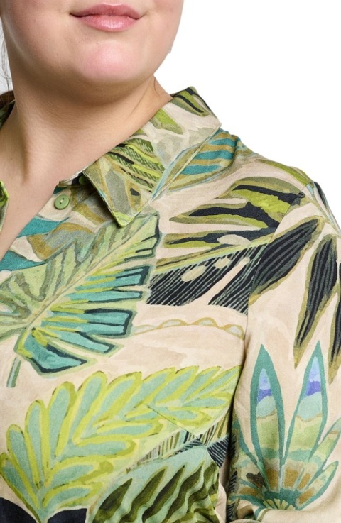 CHALOU FANTASTYCZNA KOSZULA WZÓR GUZIKI C737