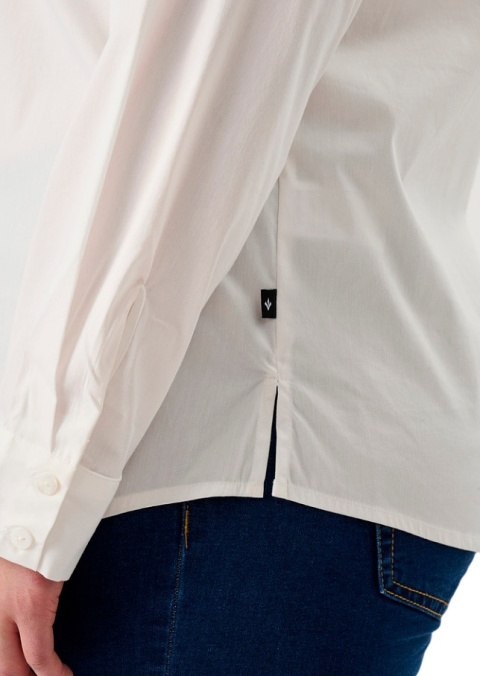 ADIA KLASYCZNA BIAŁA KOSZULA GUZIKI BAWEŁNA A388