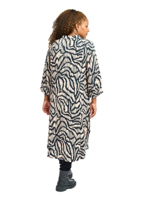 PONT NEUF FANTASTYCZNA RÓŻOWA SUKIENKA WZÓR ZEBRA V293