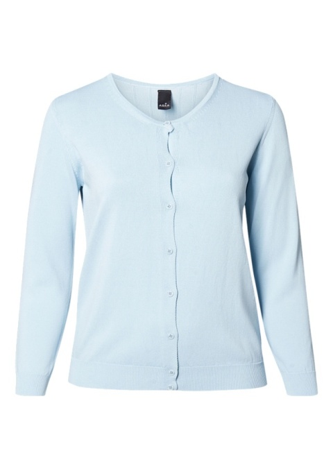 ADIA BŁĘKITNY SWETEREK KARDIGAN WISKOZA A201