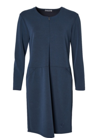 ELTON ELEGANCKA KLASYCZNA GRANATOWA SUKIENKA E913