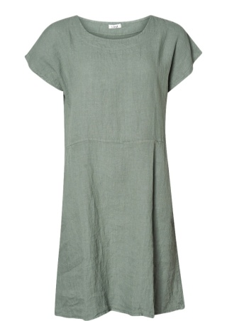 LIND WYGODNA LNIANA SUKIENKA KHAKI KIESZENIE L235
