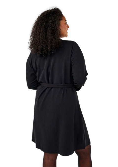 ZIZZI CZARNA SUKIENKA KOPERTOWA WIĄZANIE 146F