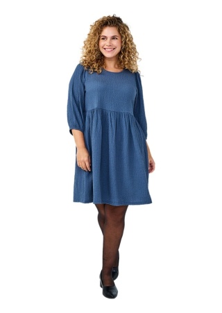 ZIZZI UROCZA NIEBIESKA SUKIENKA BUFKI 059A