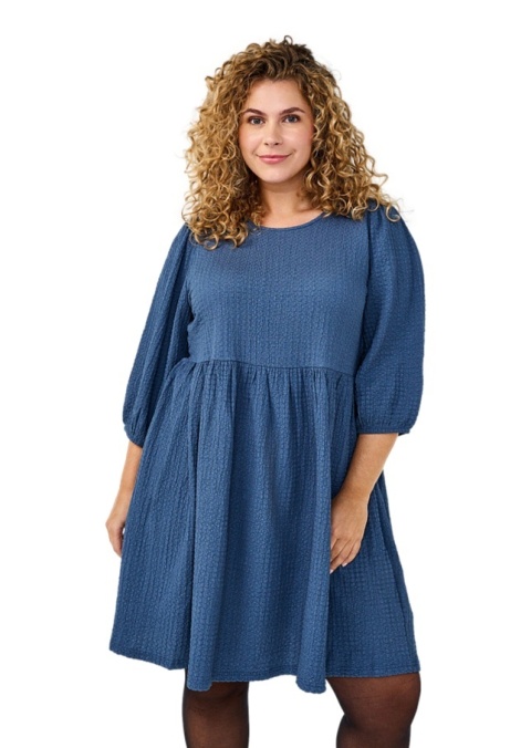 ZIZZI UROCZA NIEBIESKA SUKIENKA BUFKI 059A