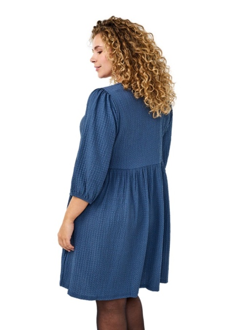 ZIZZI UROCZA NIEBIESKA SUKIENKA BUFKI 059A