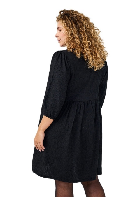 ZIZZI UROCZA CZARNA SUKIENKA BUFKI 059A