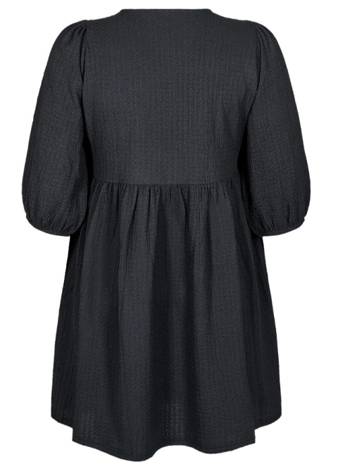 ZIZZI UROCZA CZARNA SUKIENKA BUFKI 059A