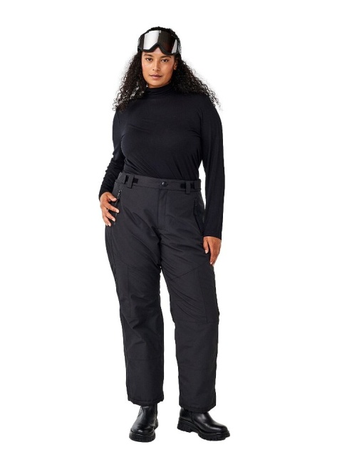 ZIZZI CZARNE SPODNIE NARCIARSKIE KIESZENIE 384B