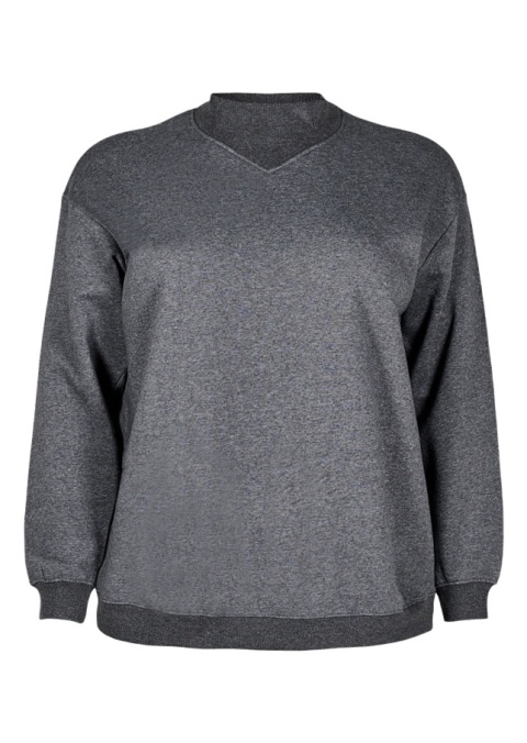 ZIZZI WYGODNA SZARA BLUZA BAWEŁNA 085A