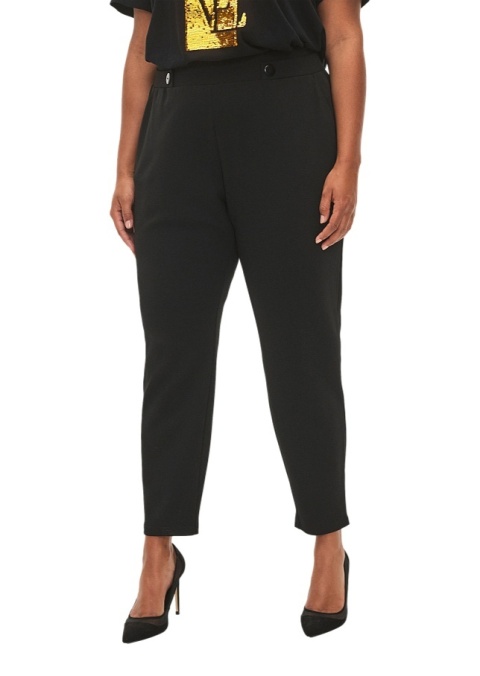 ZIZZI CZARNE ZWĘŻANE SPODNIE CYGARETKI 132D