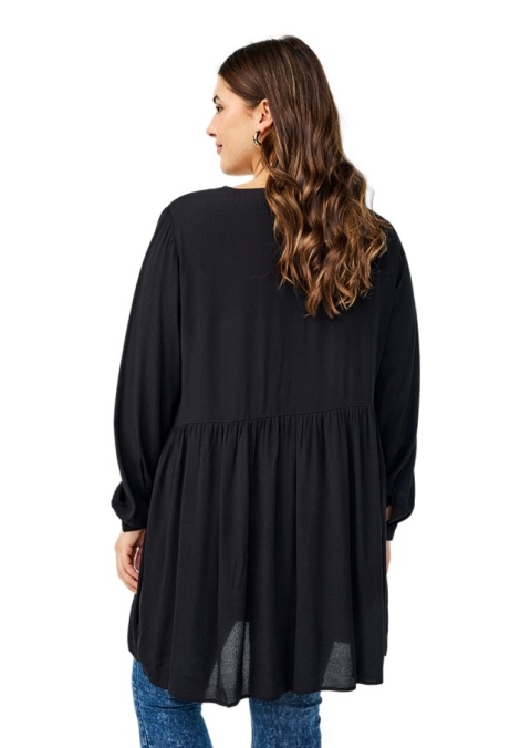 ZIZZI CZARNA TUNIKA SUKIENKA WISKOZA 057W