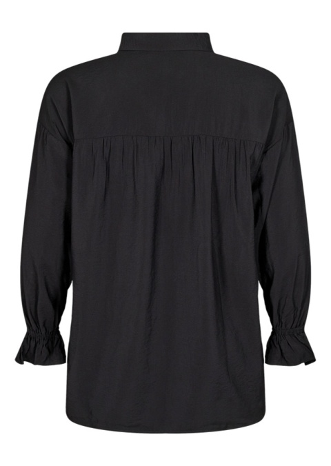 ZIZZI ELEGANCKA CZARNA BLUZKA KOSZULA DETALE 283A