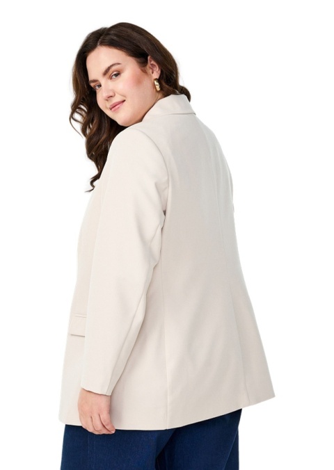 ZIZZI ELEGANCKA KREMOWA MARYNARKA 377B