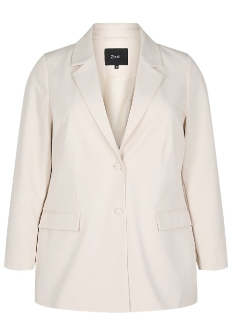 ZIZZI ELEGANCKA KREMOWA MARYNARKA 377B