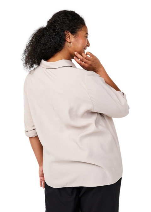 ZIZZI KREMOWA BLUZKA KOSZULA ĆWIEKI 576A