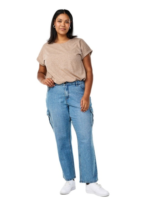 ZIZZI MODNE NIEBIESKE SPODNIE JEANSY CARGO BAWEŁNA 088J ZIZZI MODNE NIEBIESKE SPODNIE JEANSY CARGO BAWEŁNA 088J
