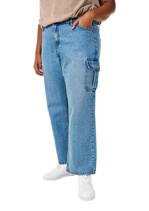 ZIZZI MODNE NIEBIESKE SPODNIE JEANSY CARGO BAWEŁNA 088J ZIZZI MODNE NIEBIESKE SPODNIE JEANSY CARGO BAWEŁNA 088J