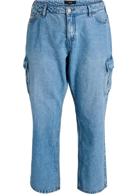 ZIZZI MODNE NIEBIESKE SPODNIE JEANSY CARGO BAWEŁNA 088J ZIZZI MODNE NIEBIESKE SPODNIE JEANSY CARGO BAWEŁNA 088J