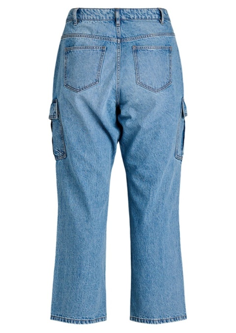 ZIZZI MODNE NIEBIESKE SPODNIE JEANSY CARGO BAWEŁNA 088J ZIZZI MODNE NIEBIESKE SPODNIE JEANSY CARGO BAWEŁNA 088J