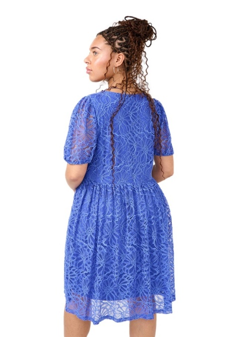 ZIZZI NIEBIESKA ELEGANCKA SUKIENKA KORONKA 234B ZIZZI NIEBIESKA ELEGANCKA SUKIENKA KORONKA 234B