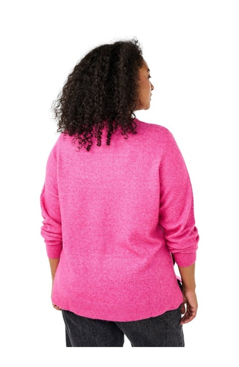 ZIZZI PIĘKNA RÓŻOWA BLUZKA DZIANINA SWETER 422A