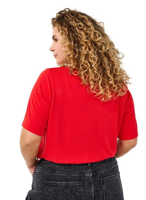 ZIZZI WYGODNA CZERWONA BLUZKA T-SHIRT 235A ZIZZI WYGODNA CZERWONA BLUZKA T-SHIRT 235A