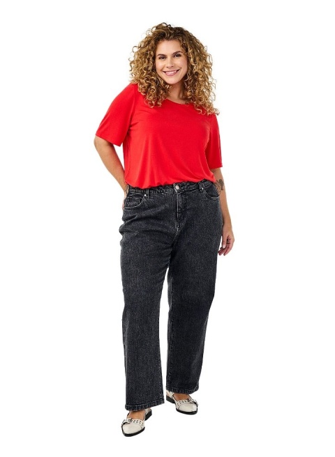 ZIZZI WYGODNA CZERWONA BLUZKA T-SHIRT 235A ZIZZI WYGODNA CZERWONA BLUZKA T-SHIRT 235A