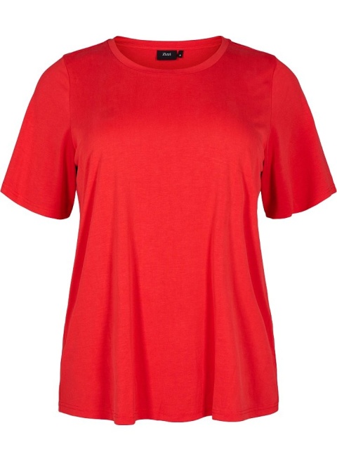 ZIZZI WYGODNA CZERWONA BLUZKA T-SHIRT 235A ZIZZI WYGODNA CZERWONA BLUZKA T-SHIRT 235A