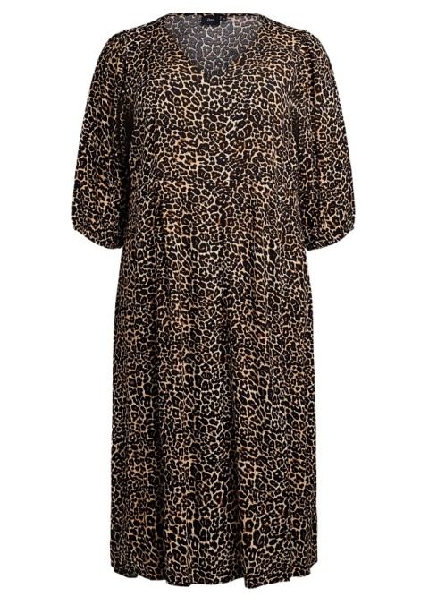 ZIZZI PIĘKNA DŁUGA PANTERKOWA SUKIENKA WZÓR 057V