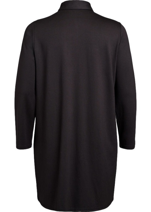 ZIZZI ELEGANCKA CZARNA TUNIKA KIESZENIE 283B