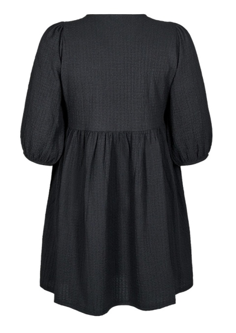 ZIZZI CZARNA SUKIENKA TUNIKA PLISOWANA 059C