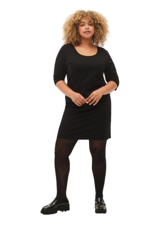 ZIZZI KLASYCZNA CZARNA DOPSOWANA SUKIENKA 008I