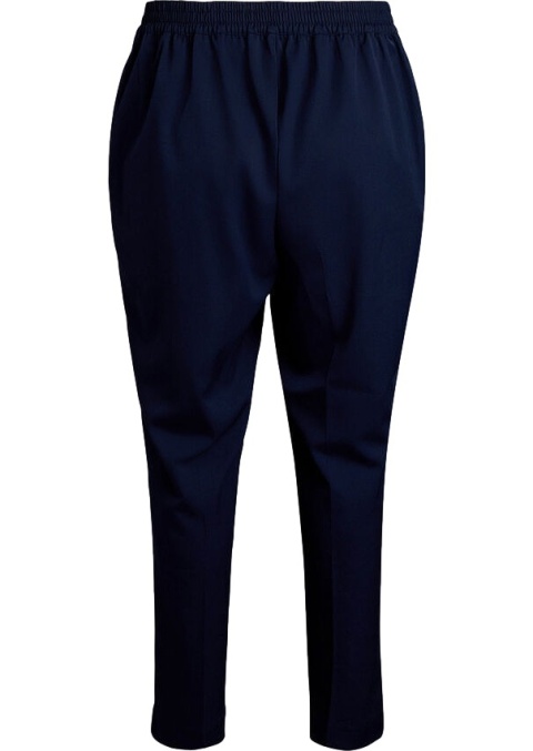 ZIZZI GRANATOWE ELEGANCKIE SPODNIE WYSOKI STAN 562B