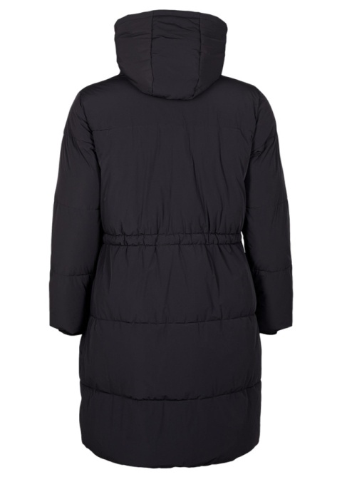 ZIZZI CZARNA PUCHOWA KURTKA PŁASZCZ REGULACJA 416A