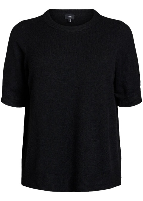 ZIZZI CZARNA DZIANINOWA BLUZKA SWETEREK 279I