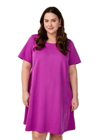 ZIZZI FANTASTYCZNA FIOLETOWA SUKIENKA TUNIKA 199A