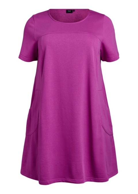 ZIZZI FANTASTYCZNA FIOLETOWA SUKIENKA TUNIKA 199A