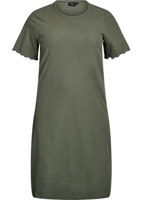 ZIZZI UROCZA ZIELONA SUKIENKA DOPASOWANA 431C