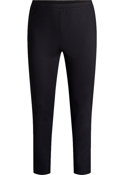 ZIZZI WYGODNE CZARNE LEGGINSY PASEK 232A
