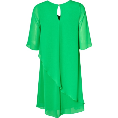 SEMPRE PRU ELEGANCKA WIZYTOWA SUKIENKA ZIELONA S785